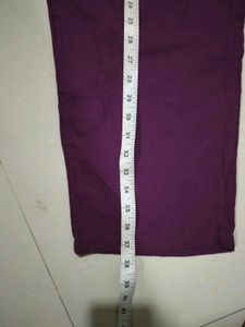 purple kurta set