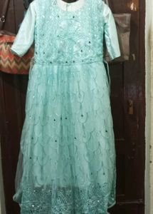 Beautiful Teal Ethnic Gown