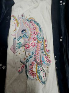 Combo offer: Unicorn shirt and Cute bag