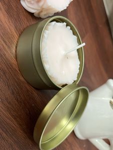 Scented Soy Candle Tin - Dibbi Design Set Of 2