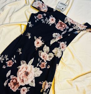 Chic Floral Off-Shoulder Dress