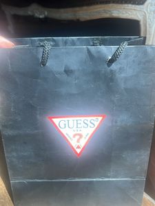 Paper Bags- 1 Guess bag, 2 wine holders/bags