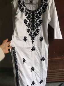 White Embroidered Top