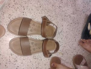 Brown Strappy Comfort Sandals
