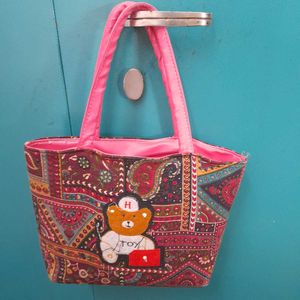 Cute Teddy Bear Tote Bag