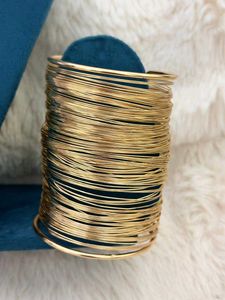 ✨️Premium Gold Wire Cuff Bracelet - Statement ✨️
