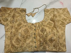 Golden Embellished Blouse
