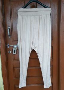 Comfortable Beige Palazzo Pants