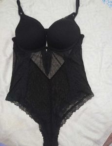 padded h&amp;m pushup mesh body suit