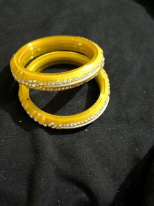 Sparkling Gold Bangle Set