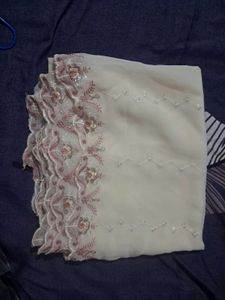 Elegant Cream Embroidered Kurta