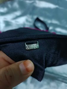 Lasenza Black &amp; Pink Lace Bra