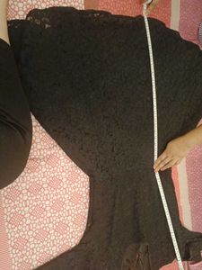 Elegant Black Lace Dress