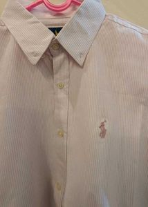 Ralph Lauren Pink Striped Shirt