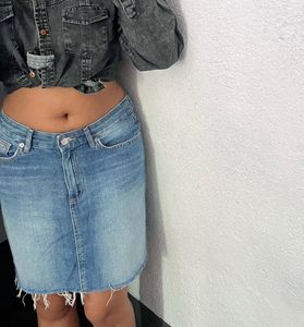 Womens Denim Mini Skirt
