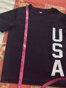 Men's Black USA Graphic T-Shirt