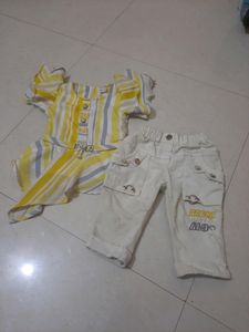 Baby Girl Top And Jean's Set