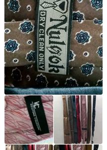 7 Vintage Silk Ties Collection