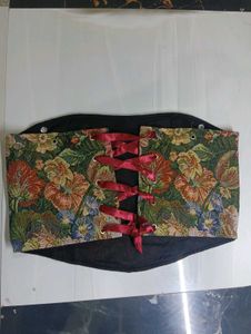 Floral Corset Top with Back trouser