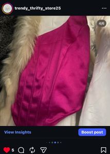Satin Corset Top