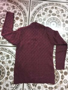 Cozy Knit Cardigan - Burgundy