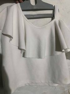 Off Shoulder Crop Top