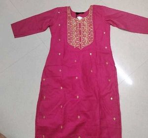 Pink Cotton Suit