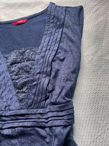 Navy blue Y2K top