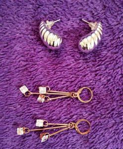 Two Pairs of Earrings
