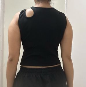 Ribbed Cutout Tank Tops (Set of 2)