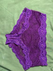 USED and Customiseable lace purple panty