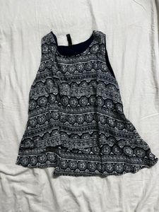 Boho Print Sleeveless Tank Top