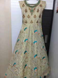 Elegant Embroidered Anarkali Dress