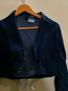 Denim Bolero Jacket