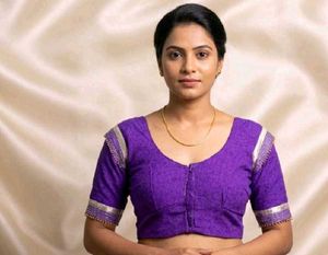 Elegant Purple Blouse for Women