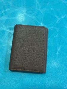 Brown Leather Bifold Wallet