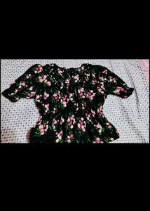 Floral Peplum Top