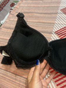 Black Padded Bra