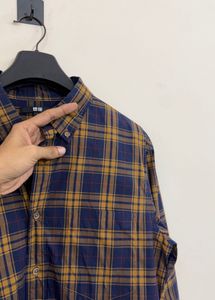 Men's Plaid Button-Down Shirt