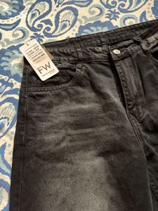 Black faded Denim Jeans