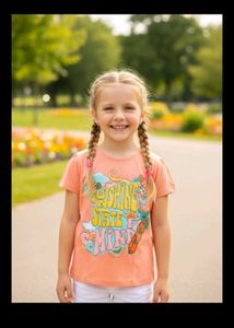 6-8 year Girls 'Sunshine State of Mind' Tee