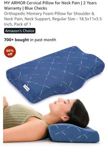 MY ARMOR Cervical Pillow for Neck Pain