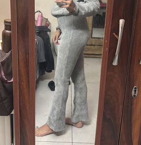 Corduroy Flared grey Pants
