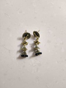 Peacock Jhumka Earrings