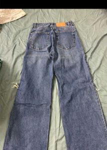 Distressed Wide Leg Jeans