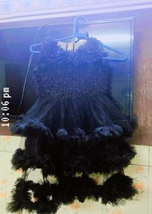 Elegant Black Dress for Girls