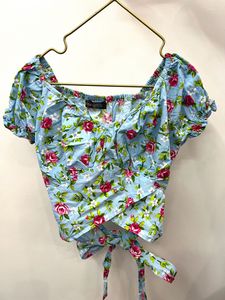 Blue Floral Print