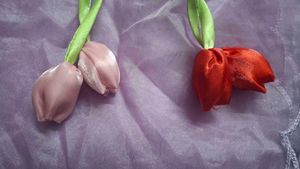 Cute Flower Hair Scrunchies