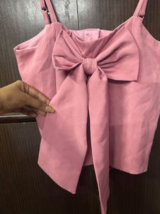 Chic Pink Button-Up Cami Top