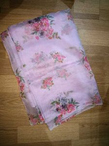 Beautiful Floral Print Saree